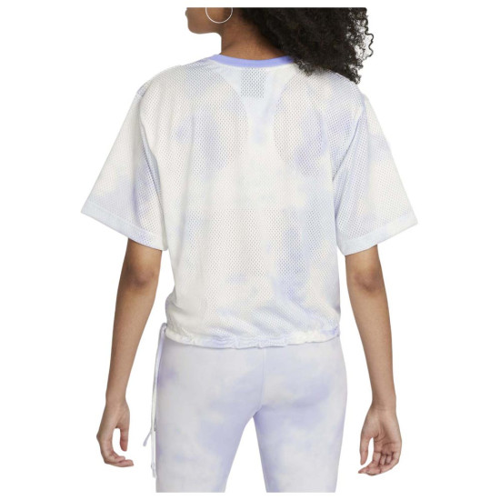 Nike Γυναικεία κοντομάνικη μπλούζα Sportswear Mesh Aop